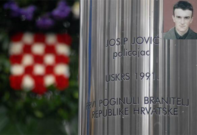 Polaganje vijenca povodom obilježvanja 26. obljetnice akcije "Plitvice" i pogibije Josipa Jovića